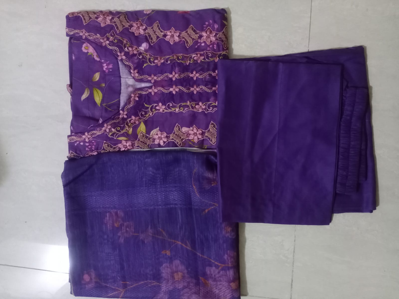 Royal Violet Premium Three Piece