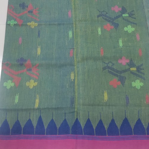 Sea Green Monipuri Saree