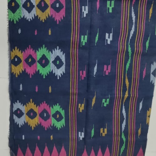 Deep Navy Blue Monipuri Saree