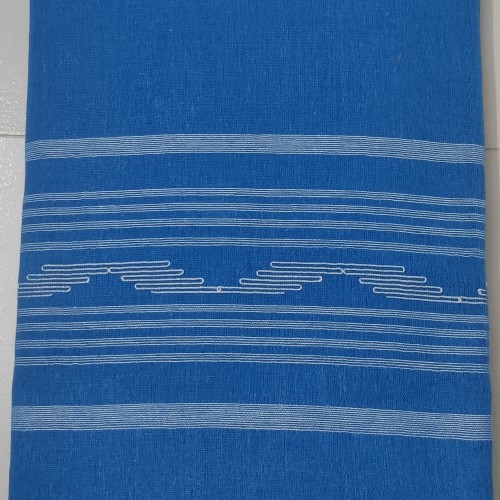 Sky Royal Blue Monipuri Saree