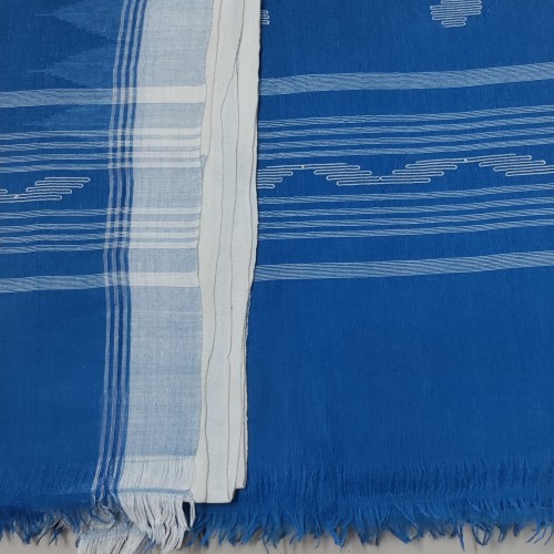 Sky Royal Blue Monipuri Saree