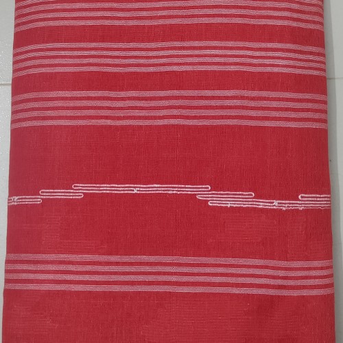 Bright Red Monipuri Saree