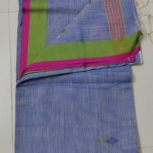 Lavender Blue Tantuj Saree