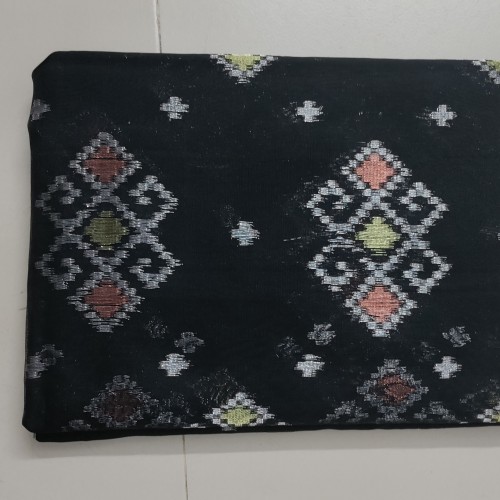 Charcoal Black Jamdani Saree