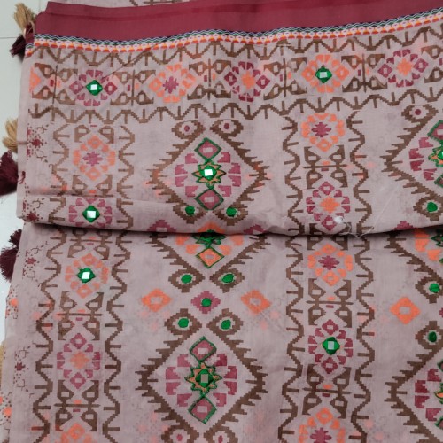 Coffee Brown with Deep Maroon