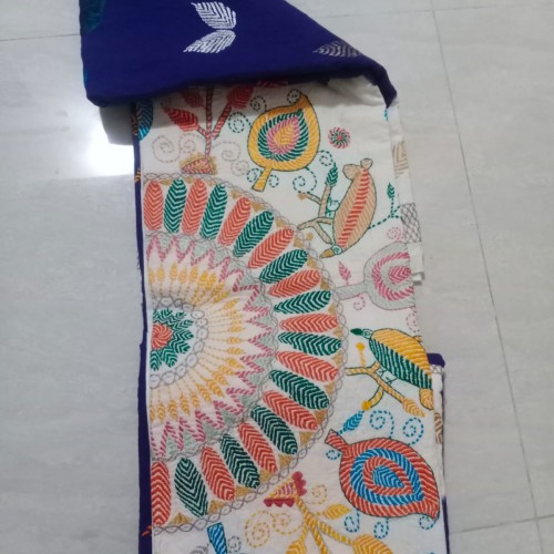 Indigo Blossom Nakshi Kantha