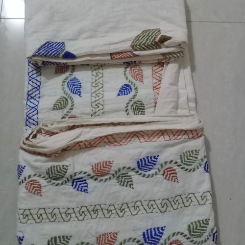 Leaf Harmony Nakshi Kantha