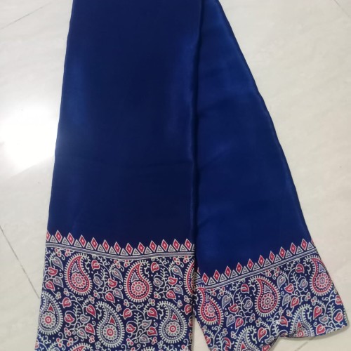 Royal Paisley Blue Saree