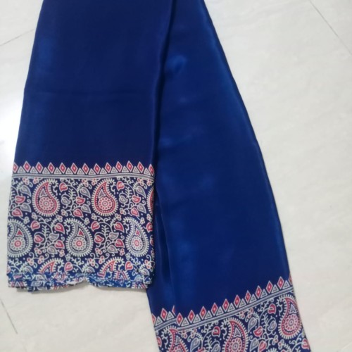 Royal Paisley Blue Saree