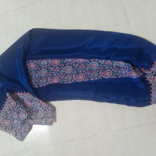 Royal Paisley Blue Saree