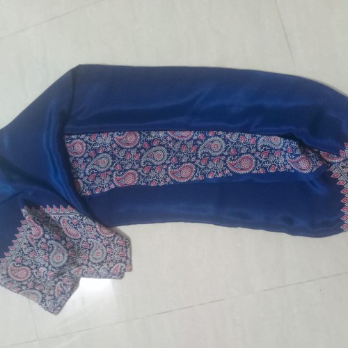 Royal Paisley Blue Saree