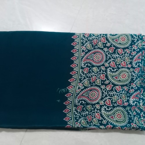 Emerald Paisley Saree