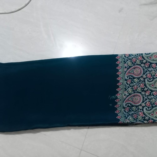 Emerald Paisley Saree