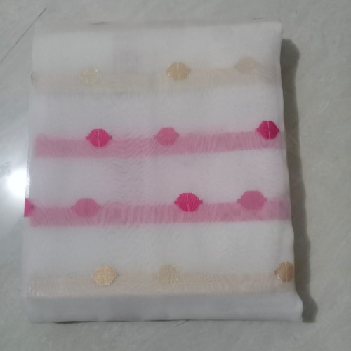 Pink Blossom Jamdani Saree