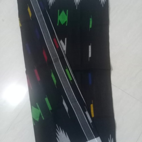 Midnight Mosaic Monipuri Saree