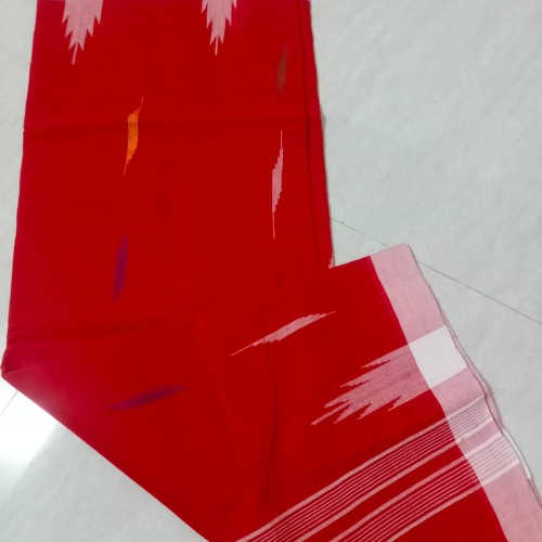 Ruby Weave Monipuri Saree