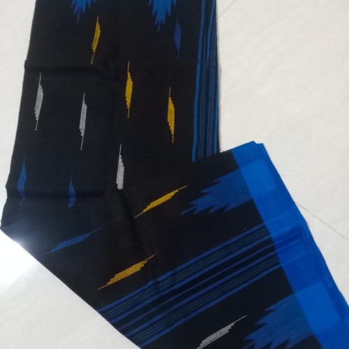 Blue Eclipse Monipuri Saree