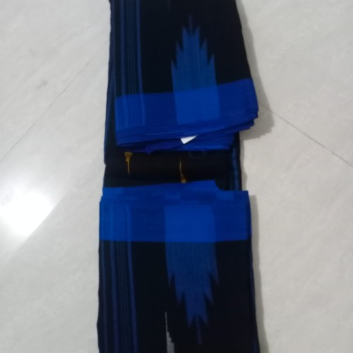 Blue Eclipse Monipuri Saree