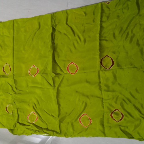 Lime Green Saree