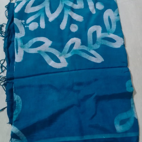 Ocean Bloom Saree