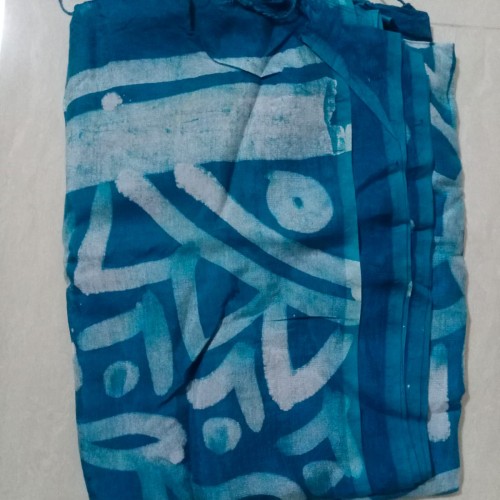 Ocean Bloom Saree