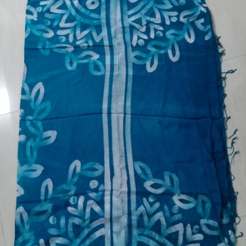 Ocean Bloom Saree