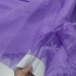 Lavender Purple Monipuri Saree
