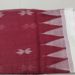 Maroon Monipuri Saree