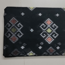 Charcoal Black Jamdani Saree