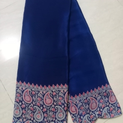 Royal Paisley Blue Saree