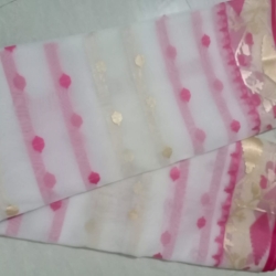 Pink Blossom Jamdani Saree