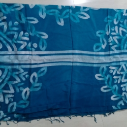 Ocean Bloom Saree